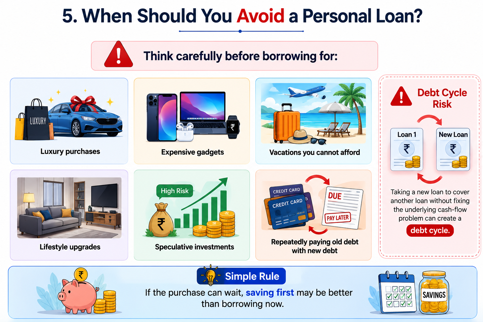 When Should You Avoid a Personal Loan?